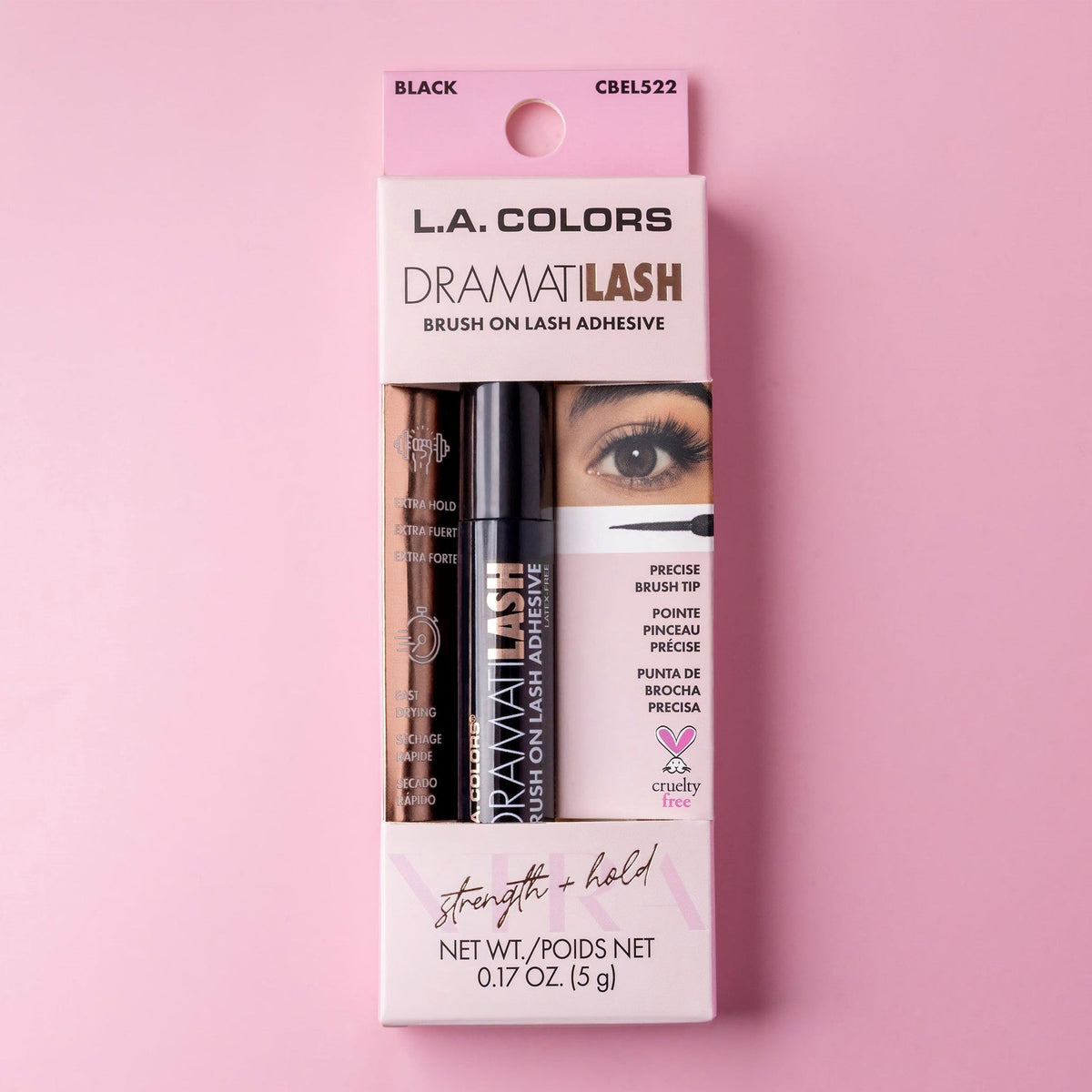 L.A. Colors Dramatilash Brush-On Lash Adhesive - Black