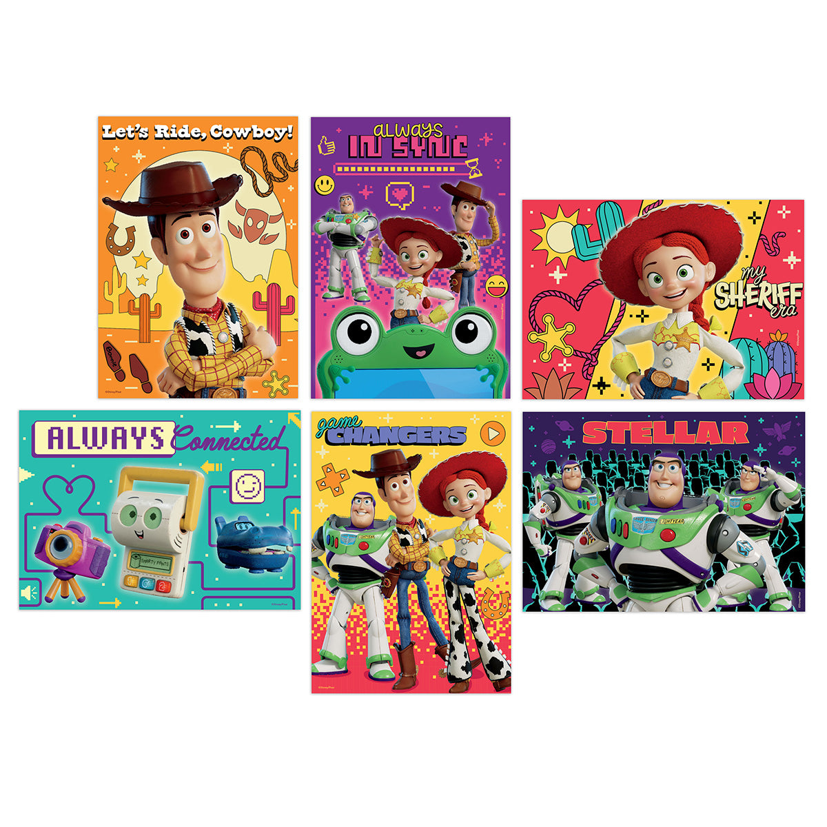 Toy Story 5 - 6 Puzzle Pack - 2x35pc 2x40pc 2x48pc