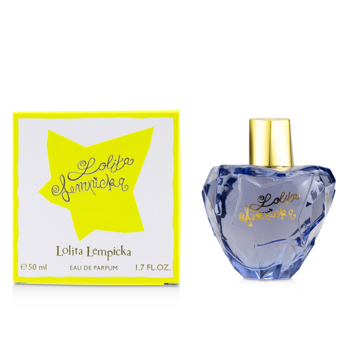 Lolita Lempicka Eau De Parfum in a stylish 50ml bottle, featuring notes of licorice, cherry, violet, vanilla, and iris.