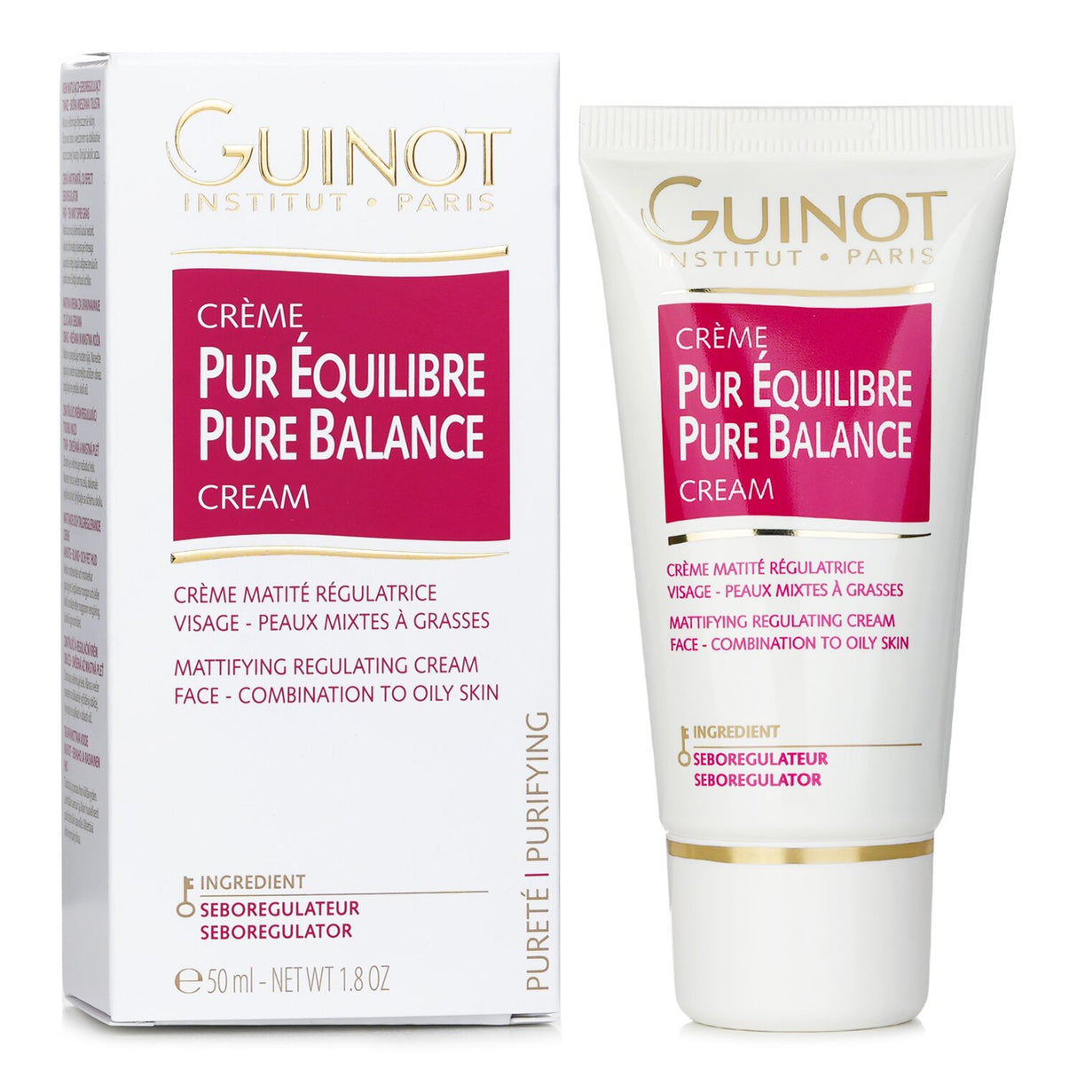 Guinot - Pure Balance Cream - Daily Oil Control (For Combination or Oily Skin)