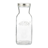 Kilner 1L Juice and Sauce Bottle, perfect for preserving homemade liquids with airtight seal and wide neck for easy pouring.