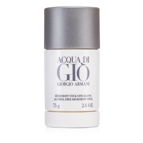 Giorgio Armani Acqua Di Gio Deodorant Stick - 75g, luxury deodorant with marine notes, fruits, and woods for lasting freshness.