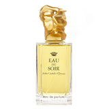 Luxurious Sisley Eau Du Soir Eau De Parfum in a 100ml glass flacon with an 18K gold stopper, featuring enchanting floral notes.