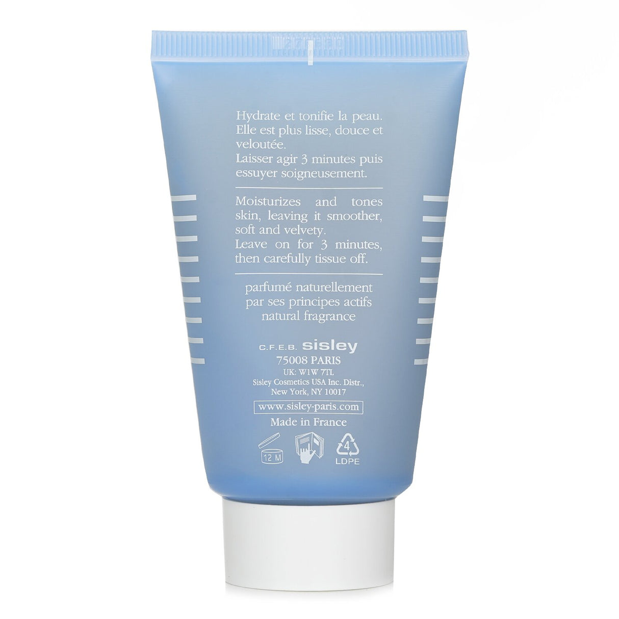 Moisturizing gel mask that purifies skin, providing instant hydration and revitalization for all skin types.