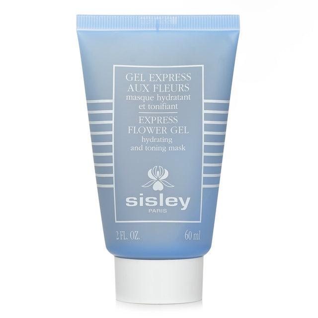 Sisley Express Flower Gel 60ml: Instant gel mask for deep purification and intense hydration, perfect for all skin types.