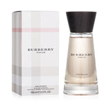 Burberry - Touch Eau De Parfum Spray 100ml showcasing a blend of florals, vanilla, and cedarwood for a luxurious, comforting scent.