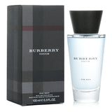 Burberry Touch Eau De Toilette in 100ml, featuring notes of violets, mandarin, white pepper, and a rich woody base.