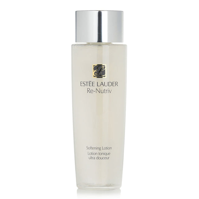 Estee Lauder Re-Nutriv Softening Lotion in a 250ml bottle, hydrate and rejuvenate dry skin for a silky-smooth complexion.