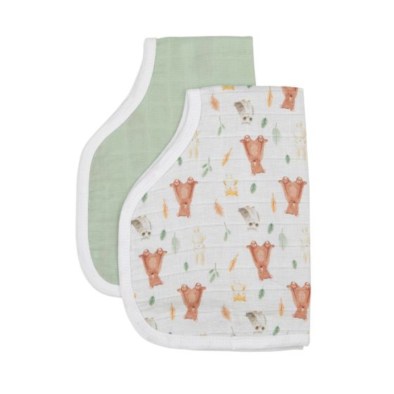 Burp Cloth 2pk - Forest Friends - All4Ella