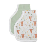 Burp Cloth 2pk - Forest Friends - All4Ella
