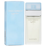 Dolce & Gabbana Light Blue Eau De Toilette Spray 25ml, a floral scent with jasmine, freesia, musk, and amber for modern women.