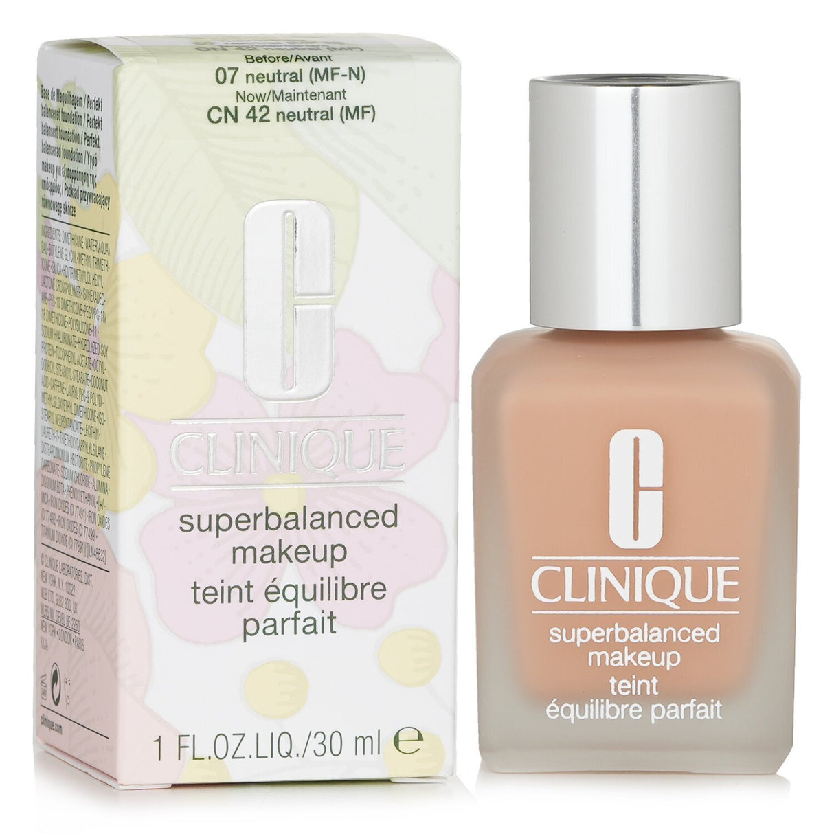 Clinique Superbalanced Makeup No. 07, 30ml - a silky, oil-free foundation for balanced, natural coverage in dry to combination skin.