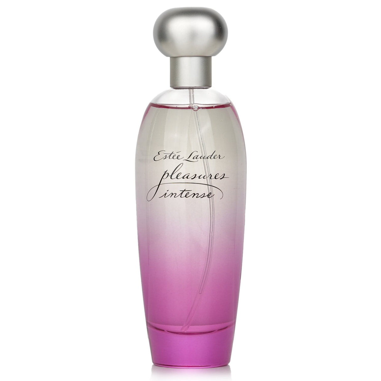 Estee Lauder Pleasures Intense Eau De Parfume Spray 100ml showcases a rich floral scent with notes of rose, lily, and vanilla.