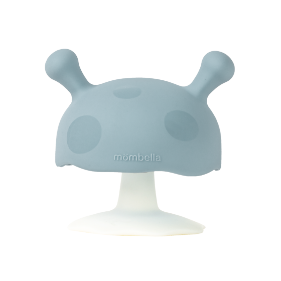 Mushroom Teether - Iron Green - Mombella