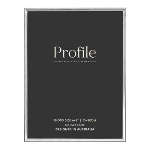 Profile - Habitat Silver Metal Photo Frame - 5x7in (13x18cm)
