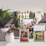 Profile - Habitat Silver Metal Photo Frame - 5x7in (13x18cm)