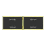 Profile - Habitat Gold Hinged Double Metal Photo Frame - 5x7in (13x18cm) (2)V