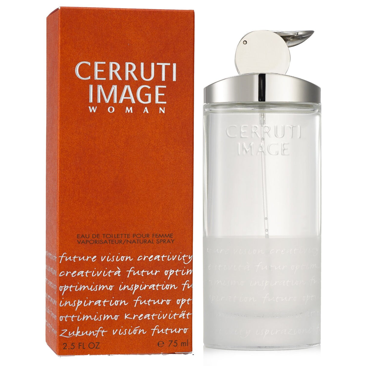 Cerruti Image Eau De Toilette Spray 75ml features fresh notes of pear and jasmine, with a warm vetiver and amber base.