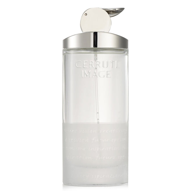 Cerruti Image Eau De Toilette in a 75ml bottle, featuring fresh notes of pear, jasmine, and a warm amber base.