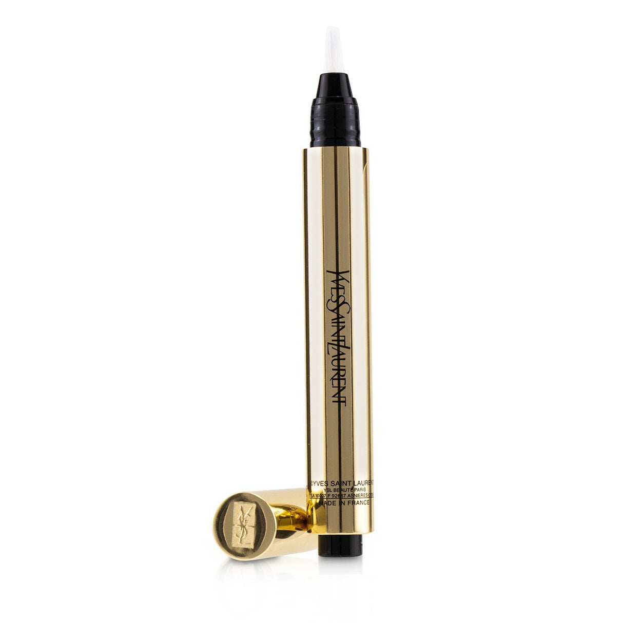 Yves Saint Laurent Radiant Touch highlighting pen in #2 Luminous Ivory, perfect for brightening skin and reducing fatigue signs.