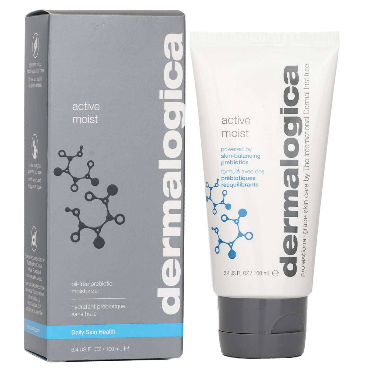 Lightweight, oil-free moisturizer in 100ml with plant extracts for hydration, smoother texture, and minimized pores. Fragrance-free.