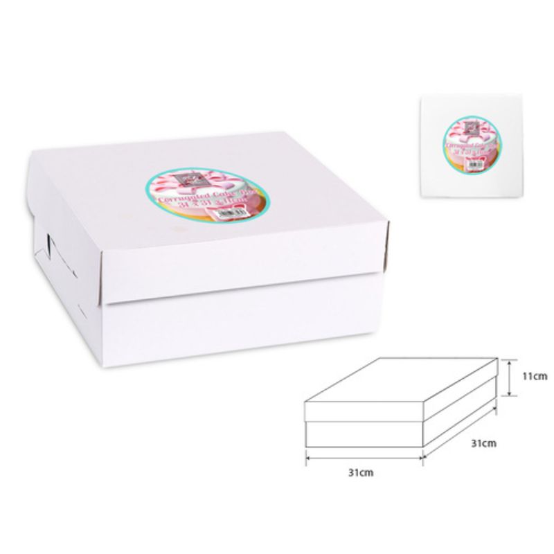 Corrugated Cake Box - 21cm (24 Units)
