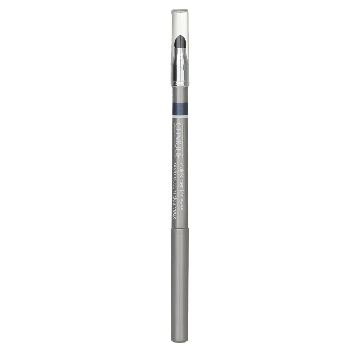 Clinique Quickliner in 08 Blue Gray offers a creamy, long-lasting pencil for soft, smoky eye looks with modern sophistication.