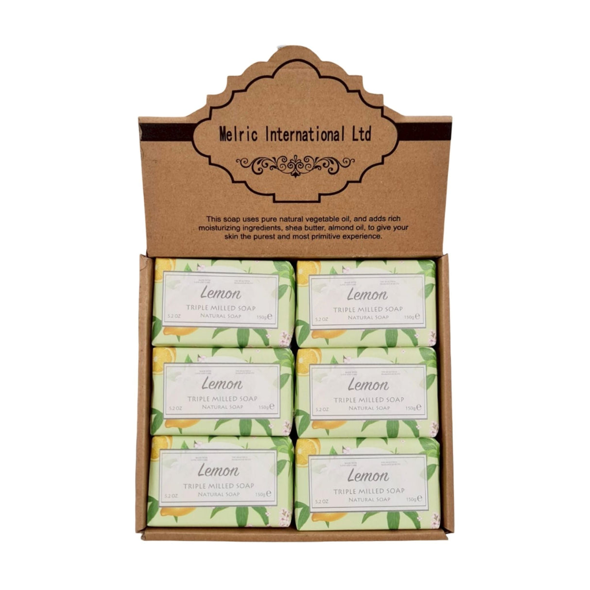 Lemon Soap Display 150g - 12pcs