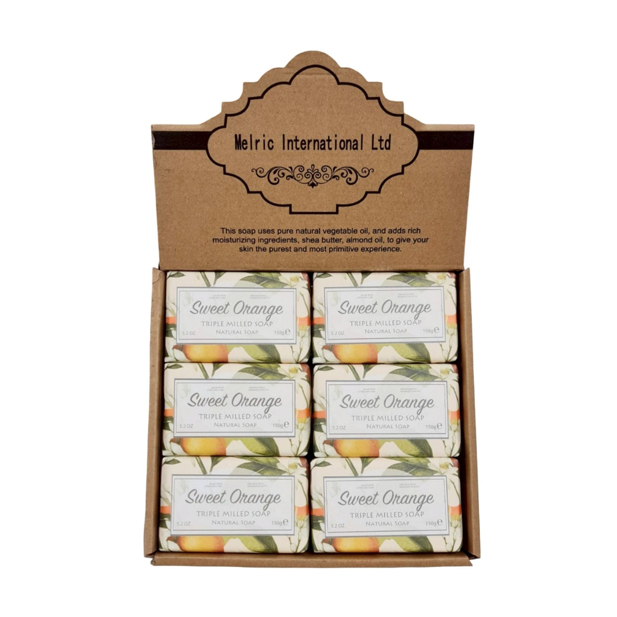 Sandalwood Soap Display 150g - 12pcs