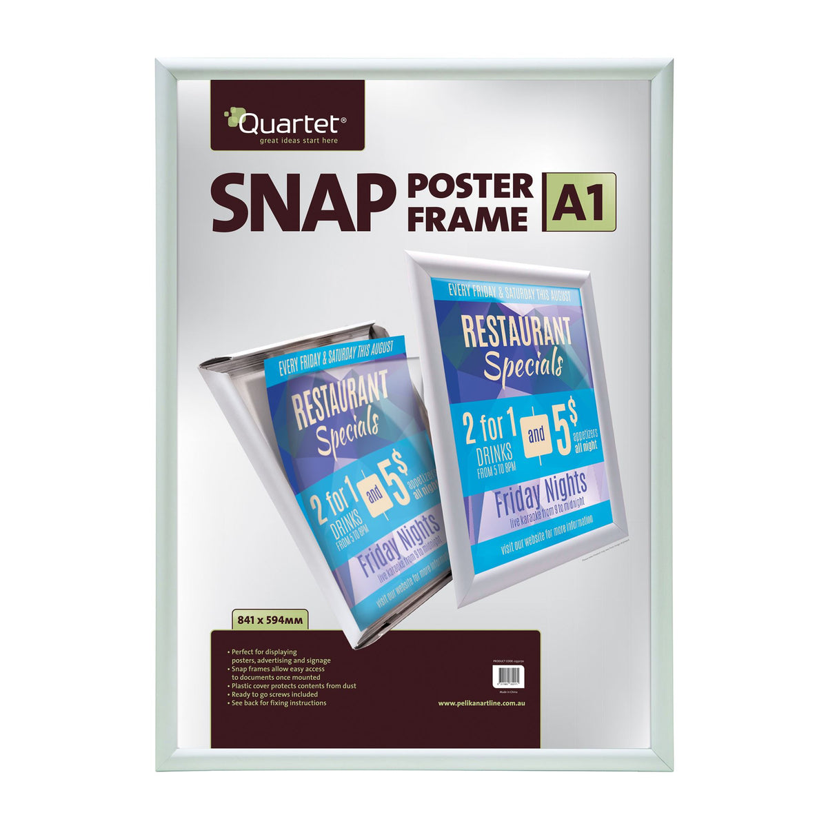 Quartet Instant Poster Frame A1 25mm