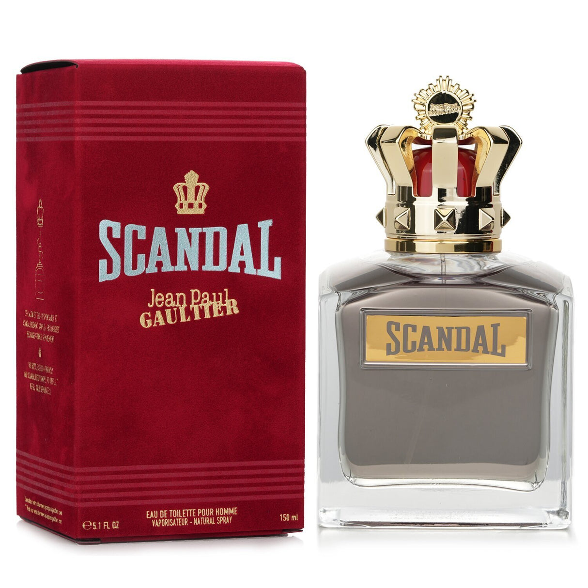 Jean Paul Gaultier Scandal Pour Homme EDT, 150ml: amber woody fragrance with notes of clary sage, caramel, and vetiver.