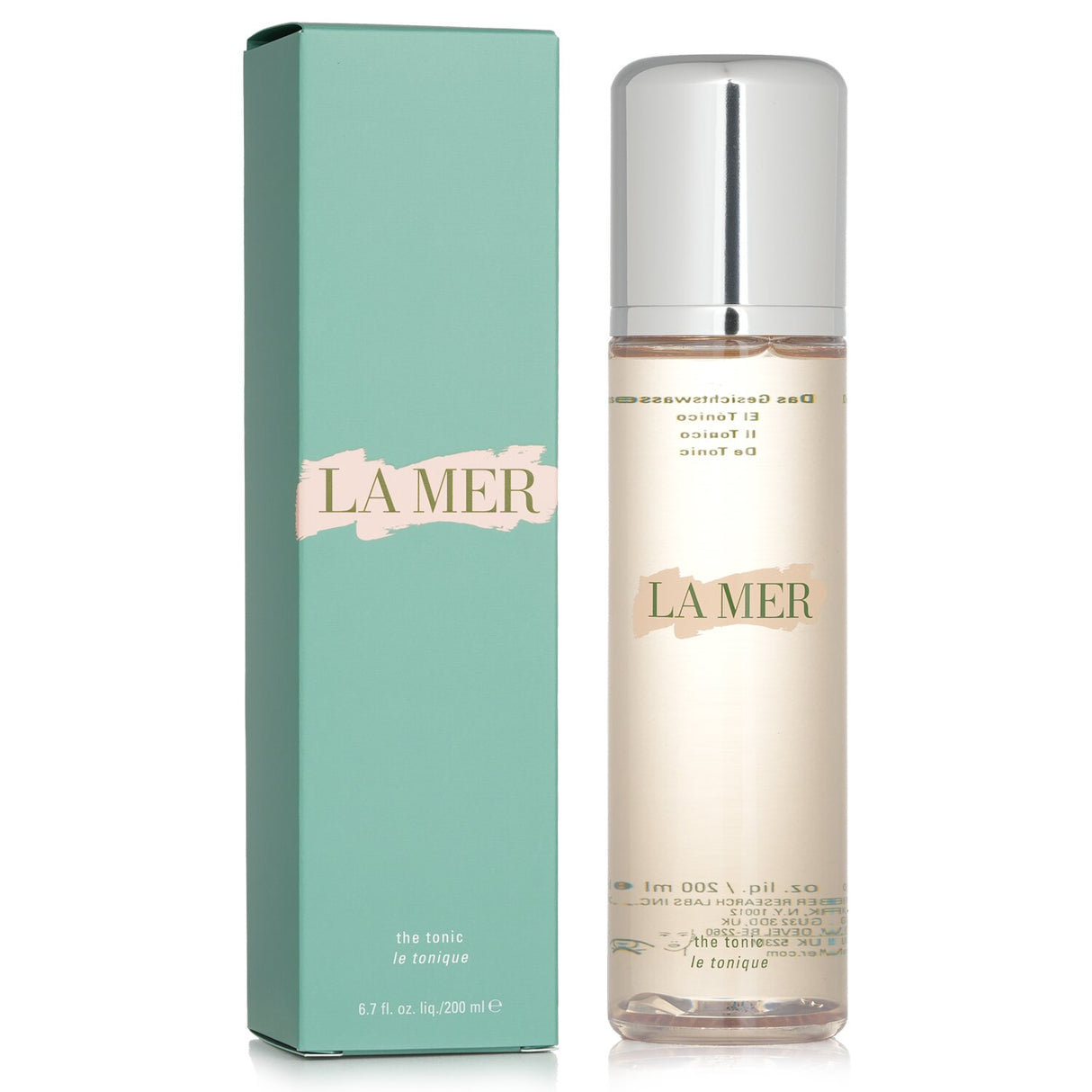 La Mer - The Tonic 200ml, a revitalizing mineral lotion that refreshes and preps skin for optimal hydration and nourishment.