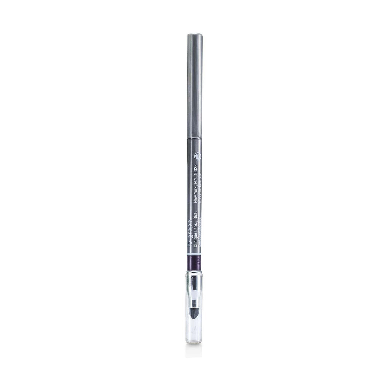 Clinique Quickliner for Eyes in 15 Grape: creamy eye pencil for smoky, smudgy looks with rich pigmentation and lasting wear.