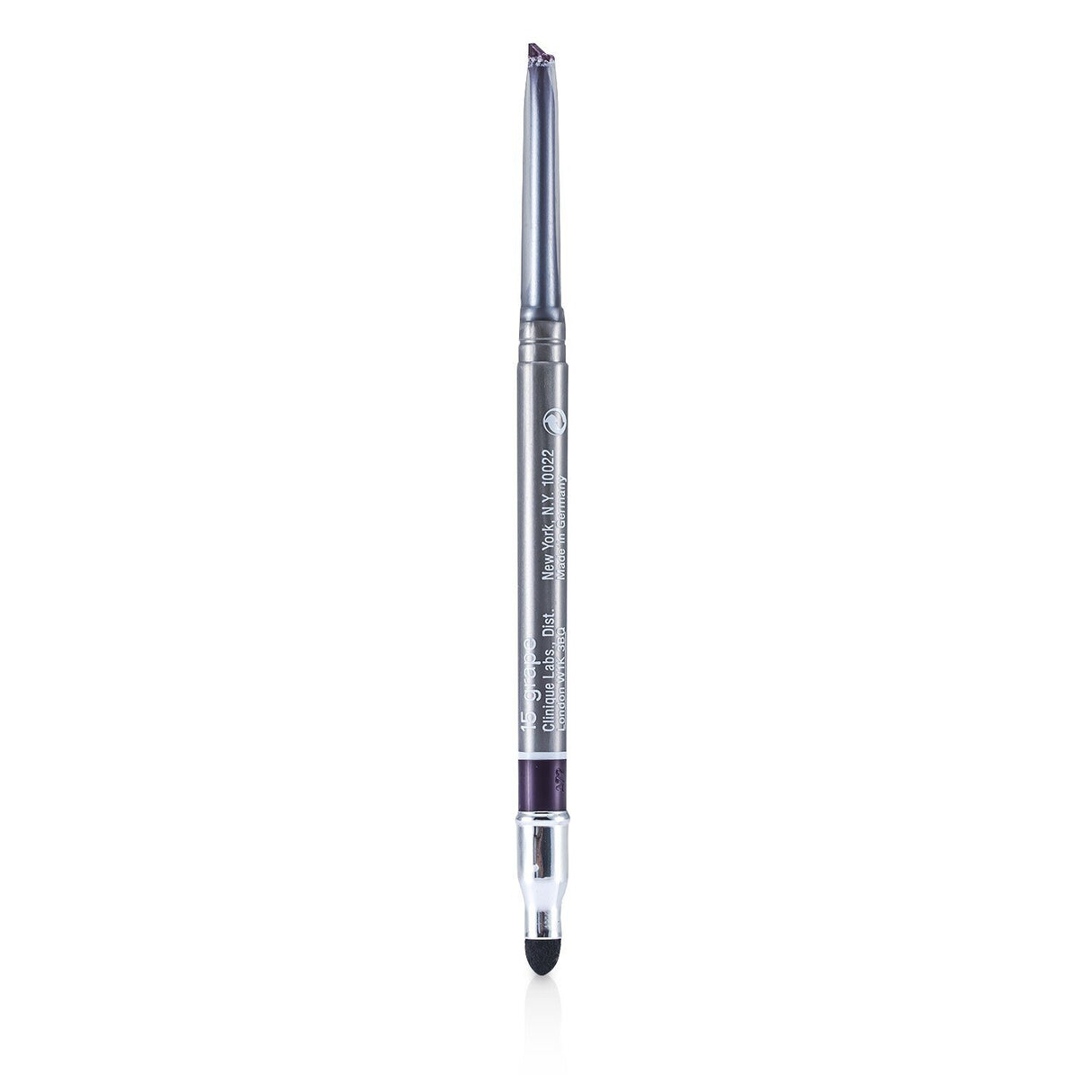 Clinique Quickliner for Eyes in 15 Grape, a creamy eye pencil for smoky, smudgy looks with rich pigments.