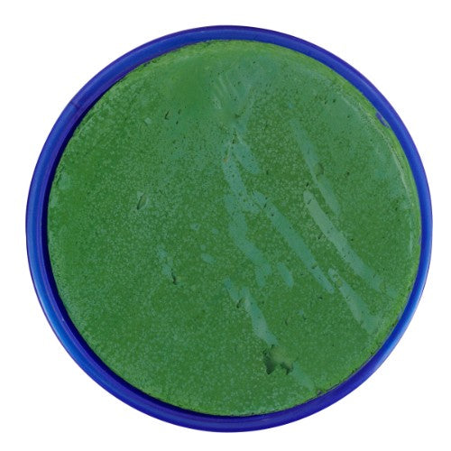 Vibrant Snazaroo Grass Green face paint in 18ml, non-toxic and hypoallergenic, perfect for creative events and easy removal.