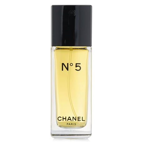 Chanel No.5 Eau De Toilette Spray in a 50ml bottle, featuring a sophisticated floral aldehyde scent for modern women.