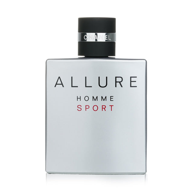 "100ml Chanel Allure Homme Sport Eau De Toilette Spray for active men, featuring invigorating citrus and warm woody notes."