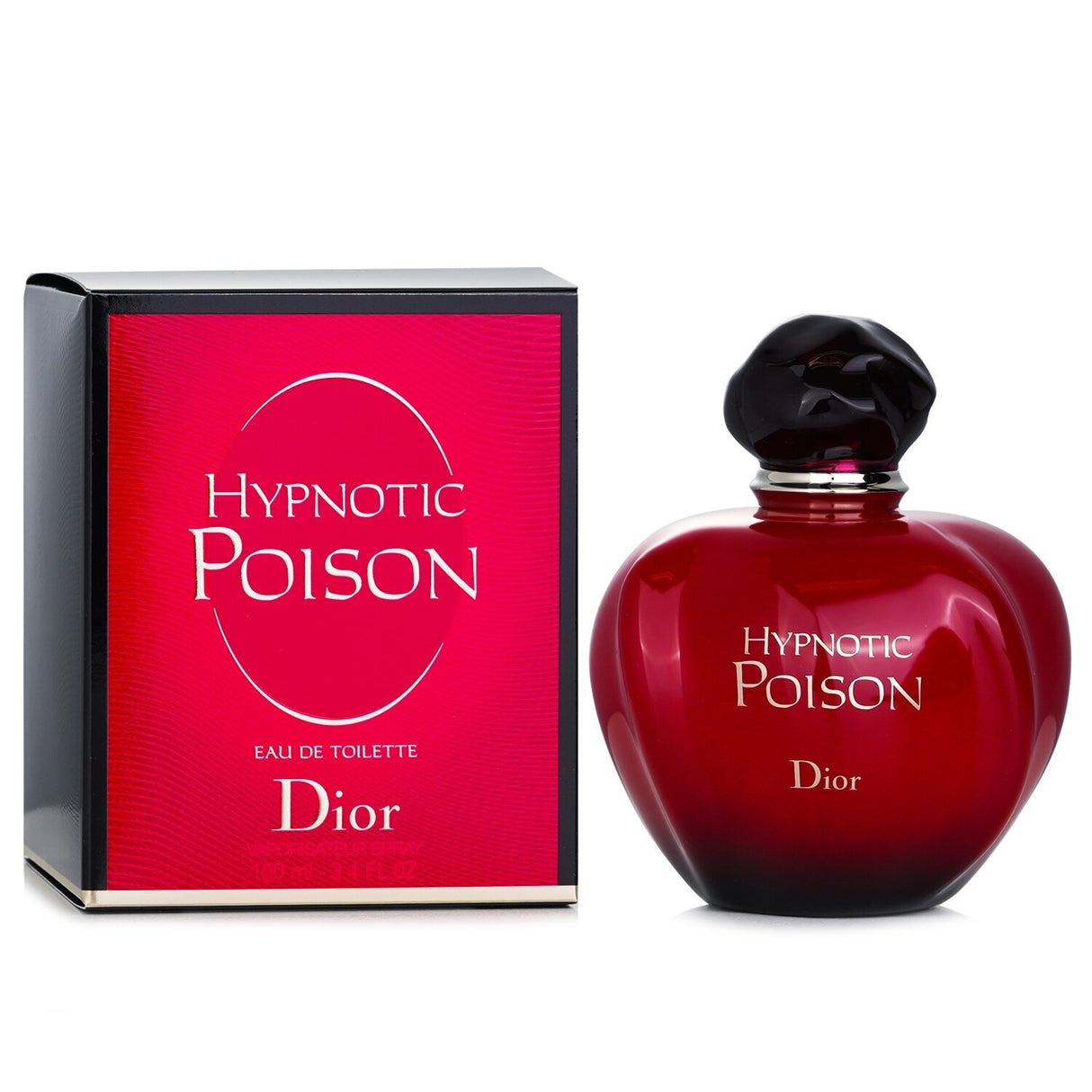 Christian Dior Hypnotic Poison 100ml spray, a luxurious oriental vanilla fragrance with sweet, floral, and musky notes.