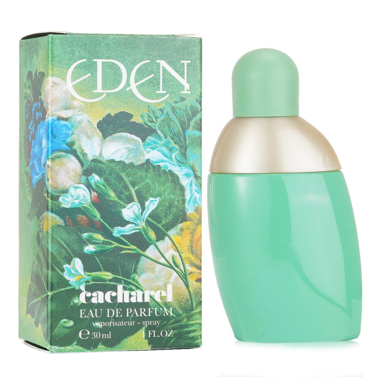 Cacharel Eden Eau De Parfum Spray 30ml, a floral fragrance in a stunning water-like bottle, perfect for modern women.