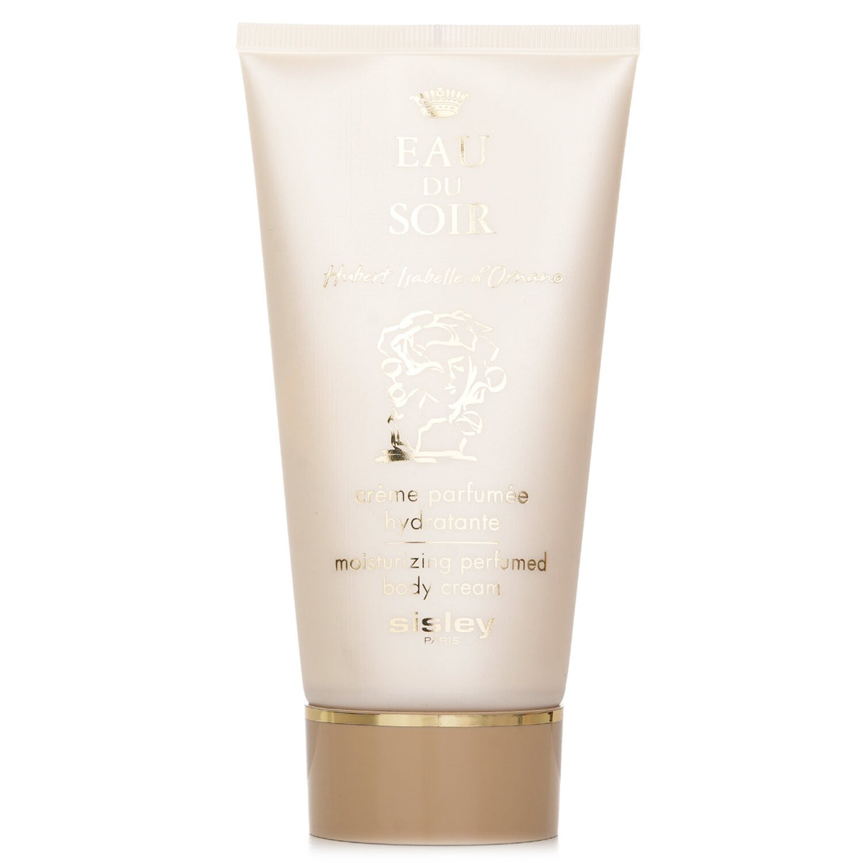 Luxurious Sisley Eau Du Soir Body Cream in a 150ml tube; deeply hydrating with a delicate floral chypre scent for soft skin.