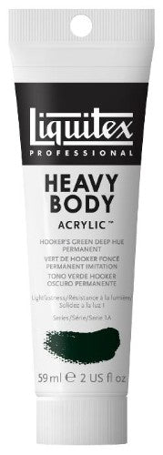 Liquitex Heavy Body Acrylic 59ml - Hookers Green Deep Hue Permanent (225)