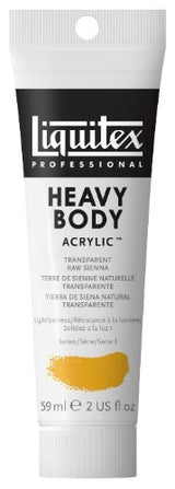 Liquitex Heavy Body Acrylic 59ml - Raw Sienna Transparent (332)