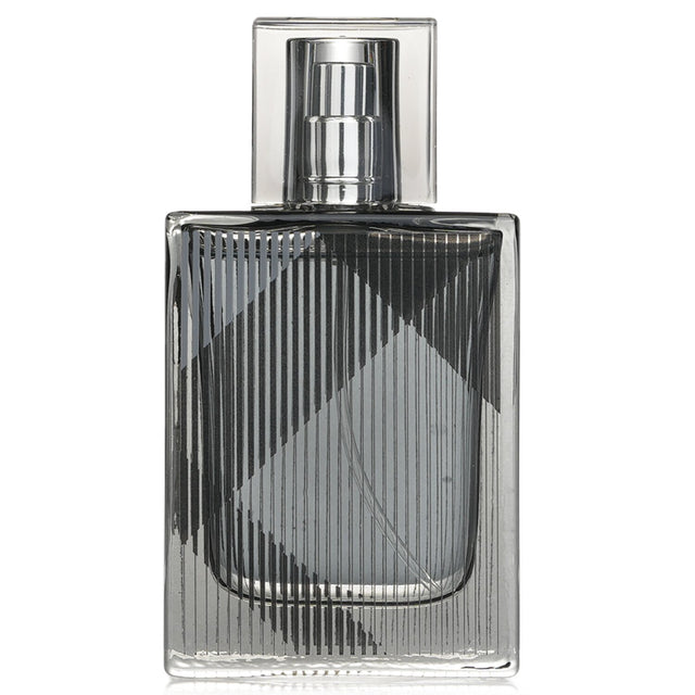 Burberry Brit Eau De Toilette Spray, 30ml, features vibrant top notes and a warm, sophisticated finish for modern men.