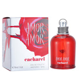 Cacharel Amor Amor Eau De Toilette Spray 50ml features a vibrant floral fruity scent, perfect for passionate young women.