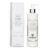 Luxurious Sisley Botanical Cleansing Milk with White Lily, 250ml, for gentle makeup removal and moisturized sensitive skin.