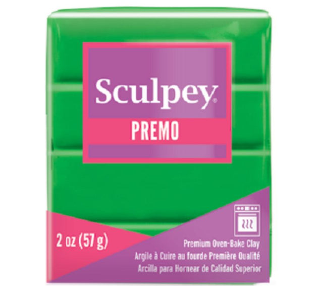 Sculpey Premo 57g Ecru 5093 polymer clay, perfect for advanced sculpting, blending, and vibrant detailing in various projects.