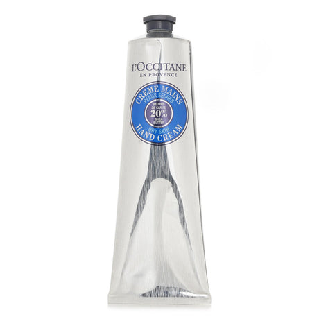 L'Occitane Shea Butter Hand Cream in a 150ml tube, deeply nourishes and hydrates hands with 20% Shea Butter and essential oils.