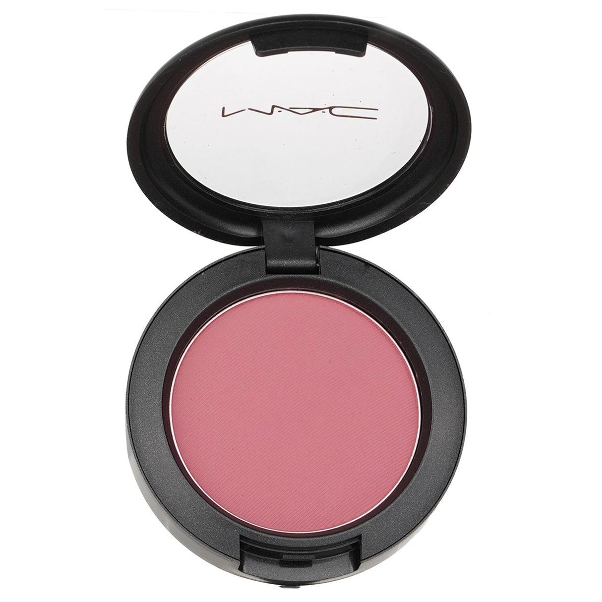 MAC Blush Powder in Desert Rose, 6g, offers a warm, rosy hue for a healthy glow and blends effortlessly for a dewy finish.