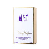 Thierry Mugler Alien Eau De Parfum 30ml, a refillable, oriental woody fragrance for women with notes of Jasmine, Amber, and warmth.