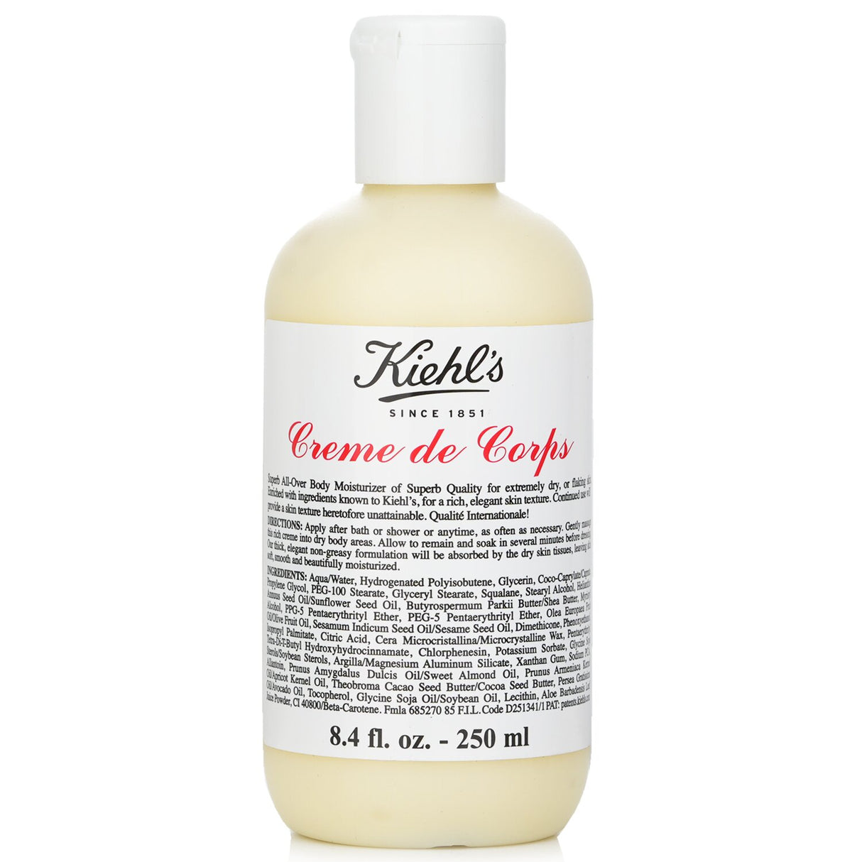 Kiehl's - Creme De Corps Body Moisturizer  - 250ml/8.4oz